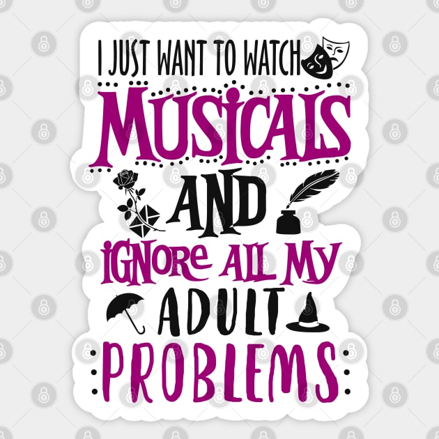 Musicals! Sticker by KsuAnn